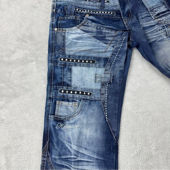 Kosmo Lupo Men's Denim Jeans Size 36x26.5 - Picture 11 of 15